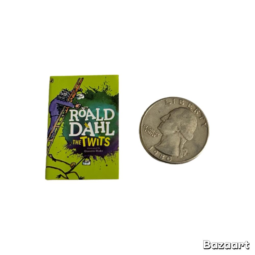 Mini Brands Books The Twits by Roald Dahl Paperback New
